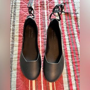 Black El Naturalista ballerina shoe sz 9
